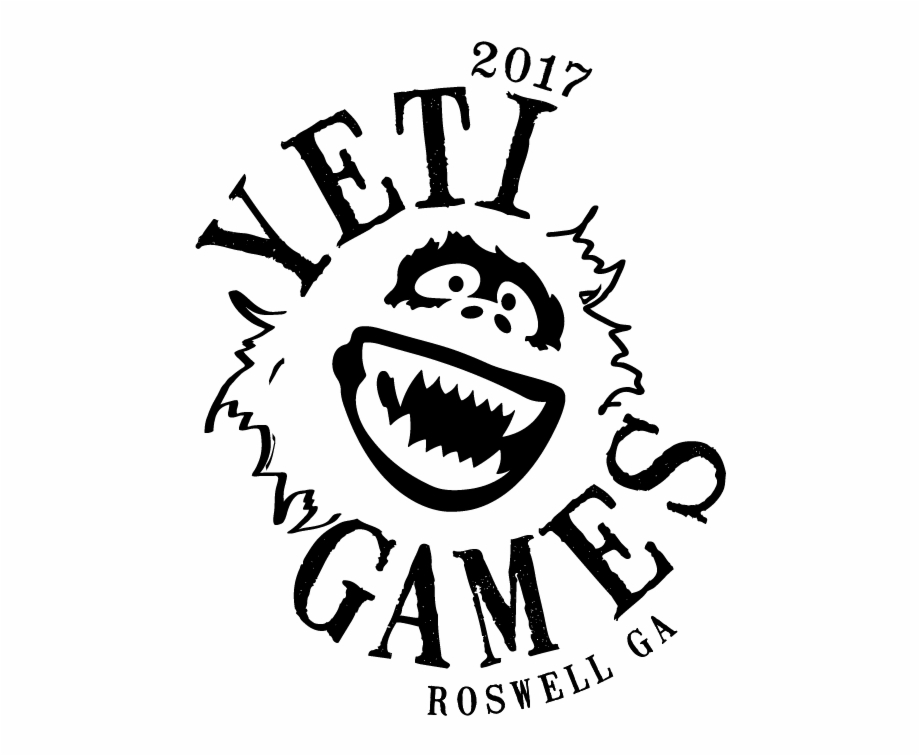 Yeti Games Logo Silhouette Of Abominable Snowman