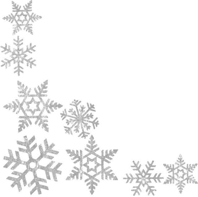 Picture Freeuse Library Png White Snowflake Border Clipart