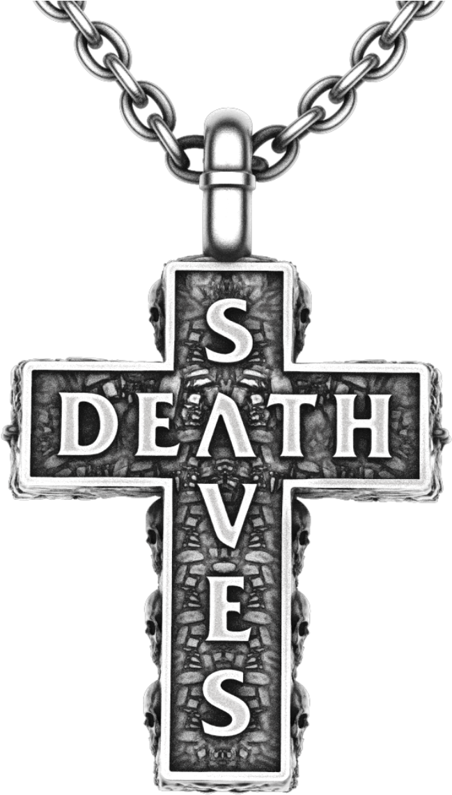 Death Cross Pendant Locket
