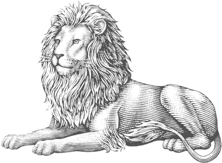 different jobs clipart black and white lion