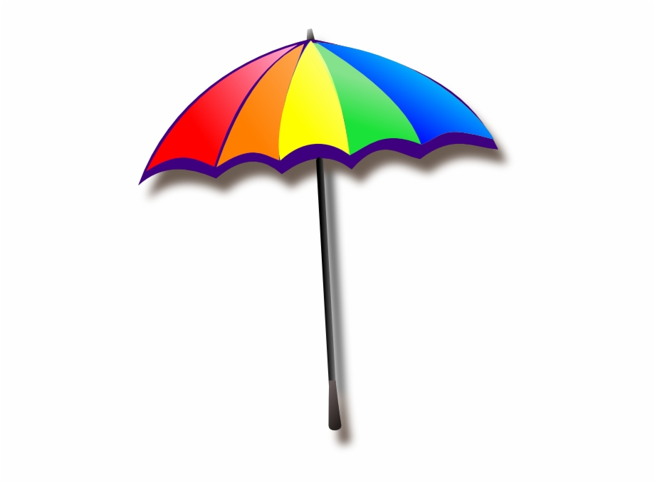 How To Set Use Rainbow Umbrella Svg Vector