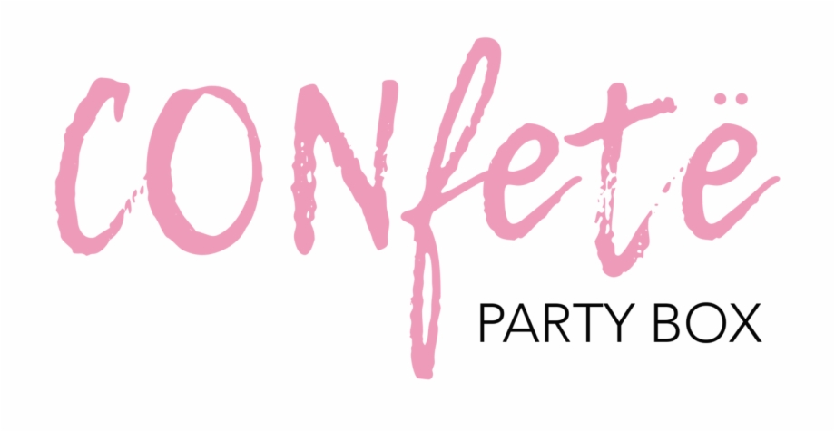 Party Horn Confetti Png Calligraphy