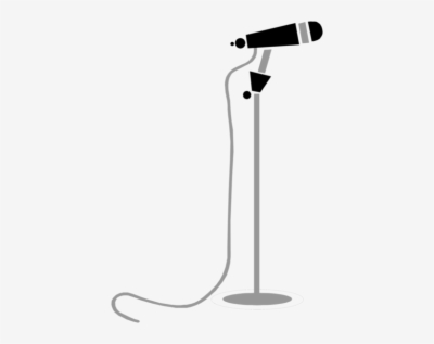 Microphone On Stand Png