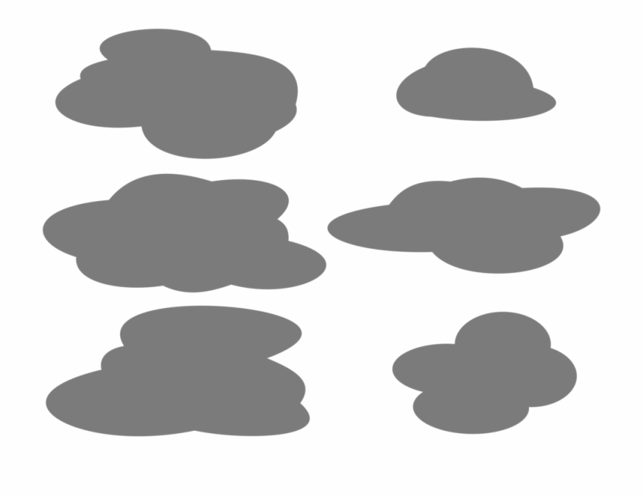 Cloud Drawing Line Art Halloween Clouds