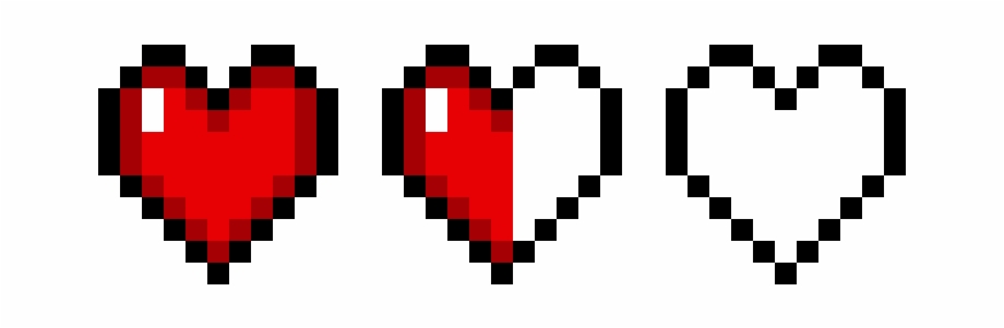 Legend Of Zelda Pixel Heart