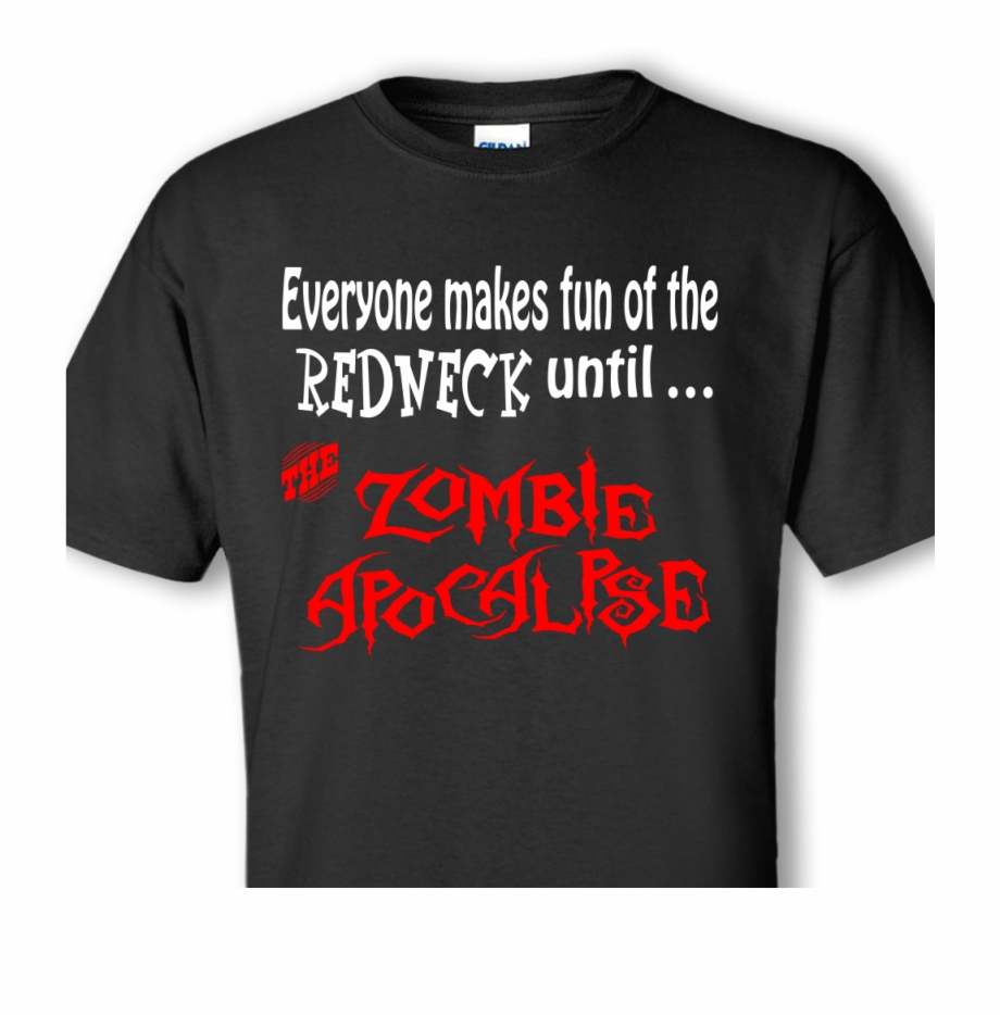 Redneck Apocalypse Black T Shirt Active Shirt