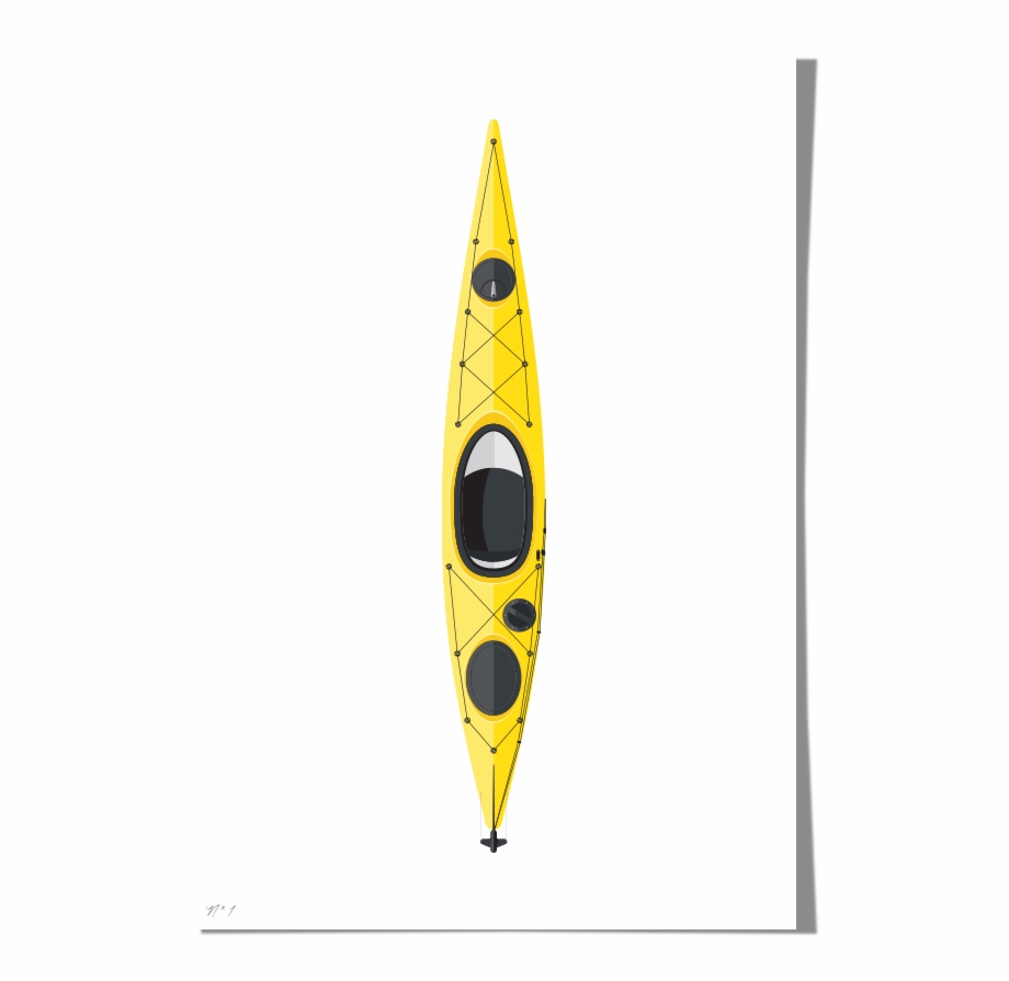 Kayak Art Print Roo Kee Roo Sea Kayak