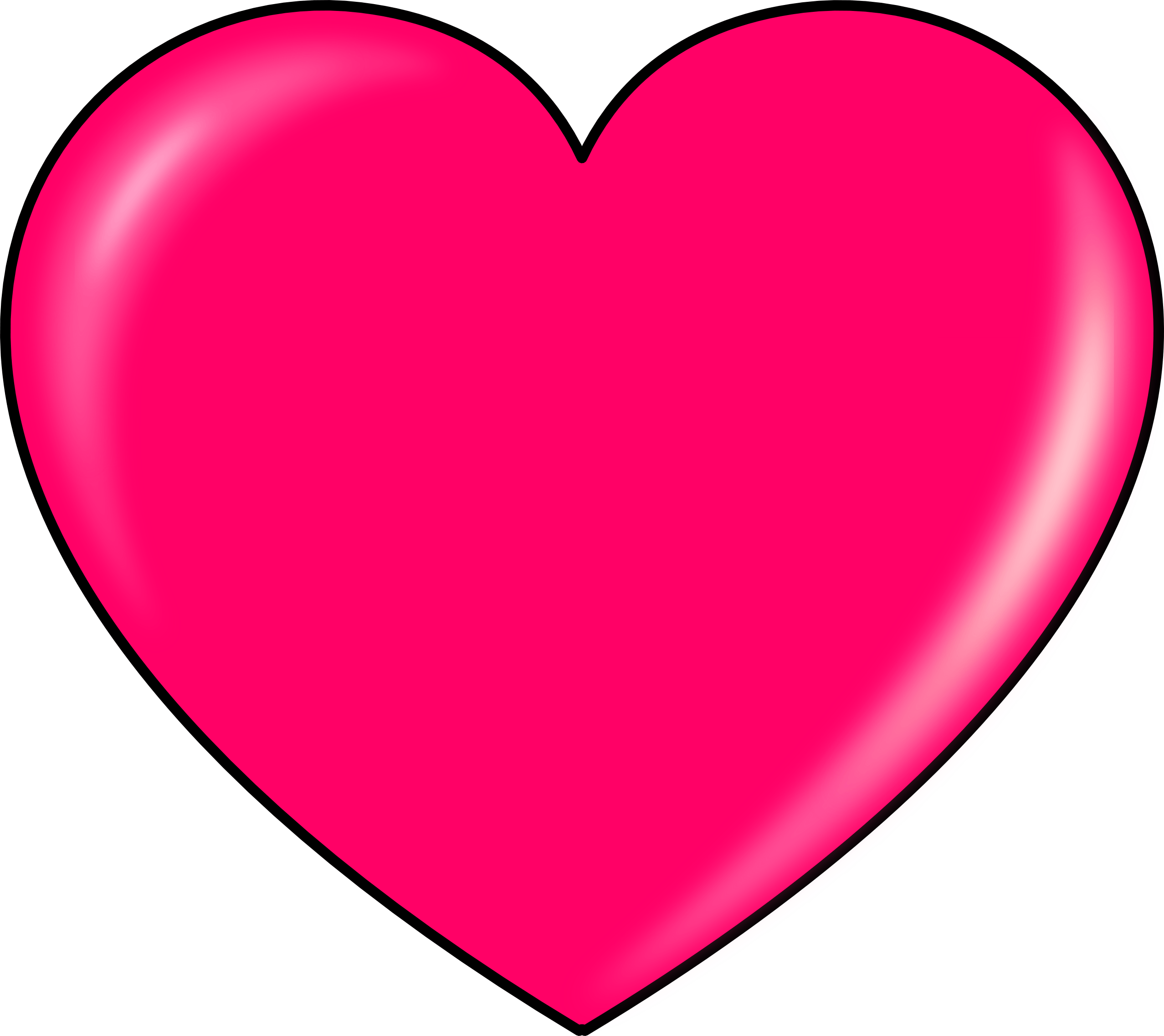 Heart Clip Art Pink Heart Pics Png Download 600 557 Free 