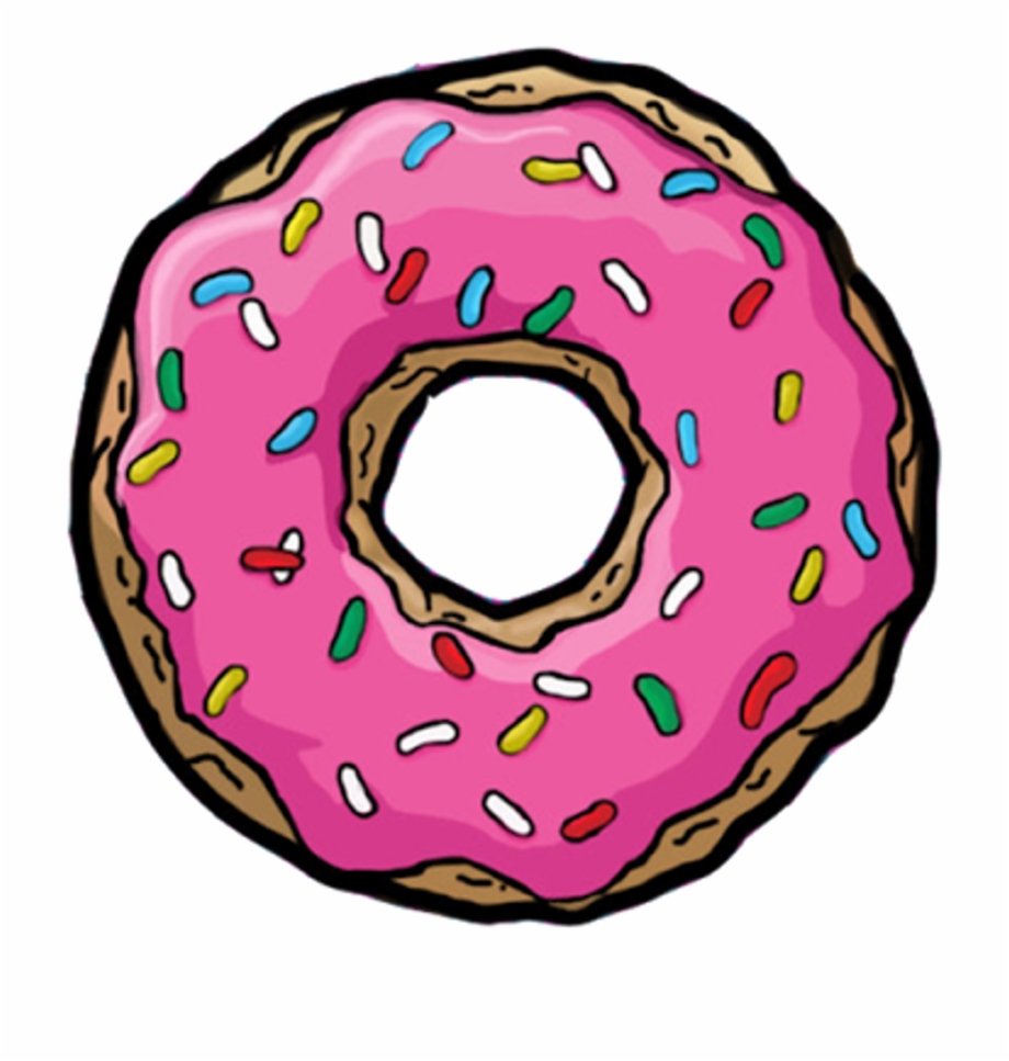 Donuts Rosquinha Cute Simpsons Donut Png