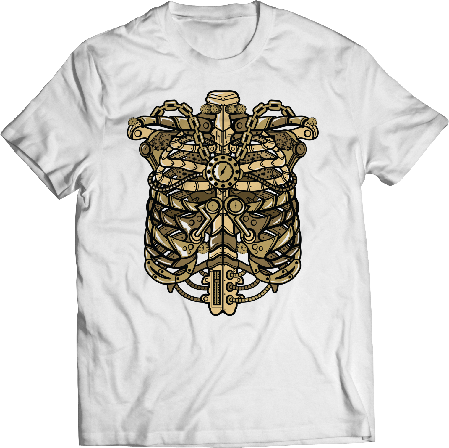 Steampunk Ribcage T Shirt Proud Mom Air Force - Clip Art Library