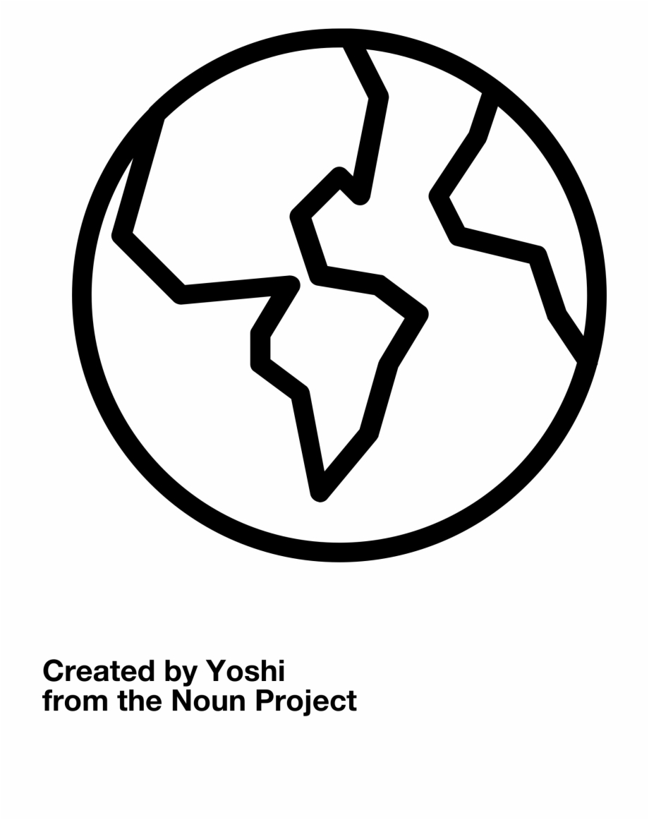 Earth Outline Vector Clipart Image Outline Image Of
