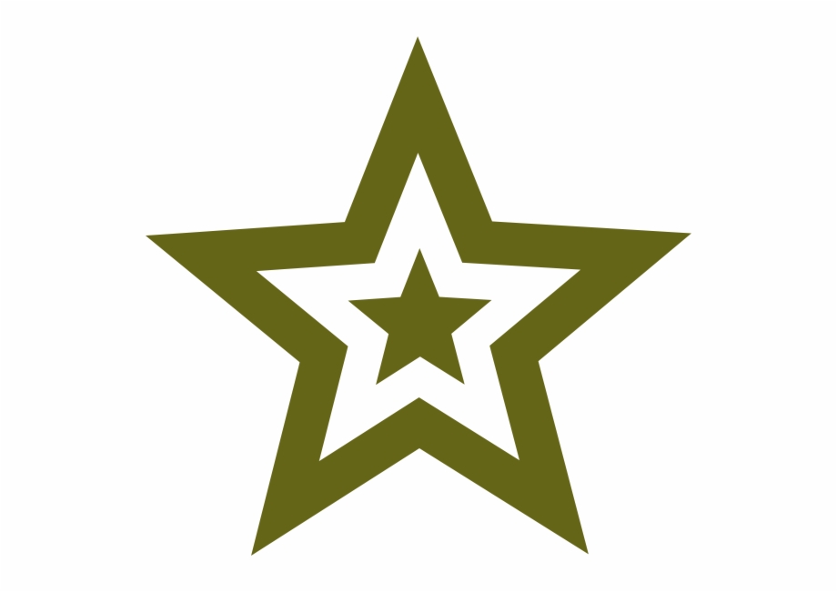 Star Military Green Army Png Logo Vector Military