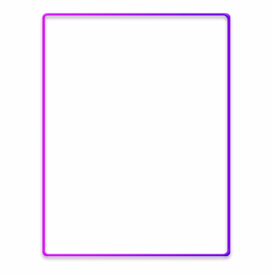 Neon Frame Ftestickers Purple And Gold Border