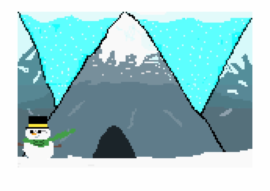 Snowy Mountains Illustration