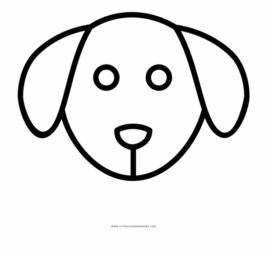 Dog Face Coloring Page Desenhar Uma Cara De