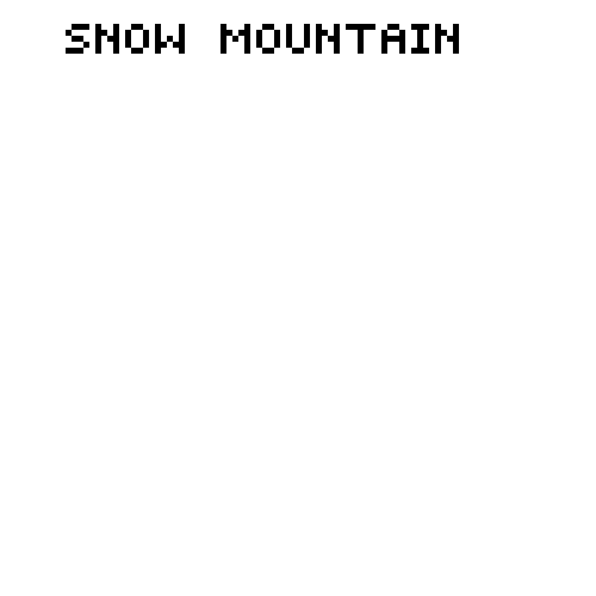 Snow Mountain Sniper Animation