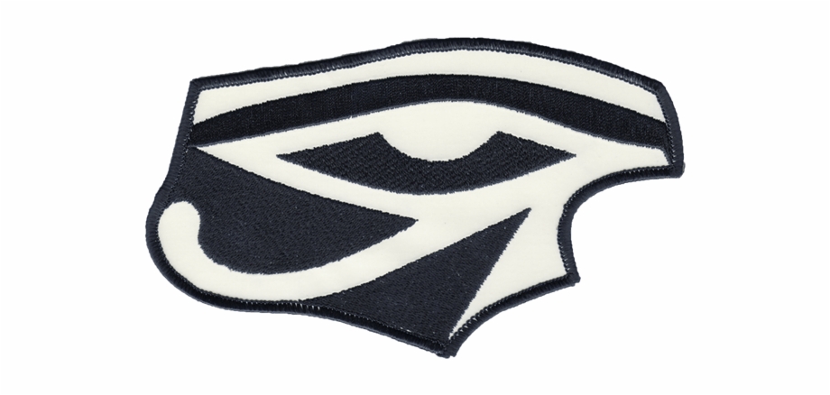 Right Eye Of Ra Reflective Embroidered Patch Stencil