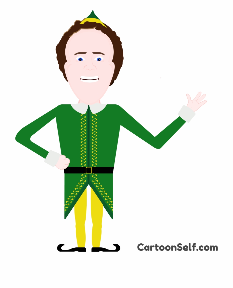 Buddy The Elf Png Elf Will Ferrell Cartoon