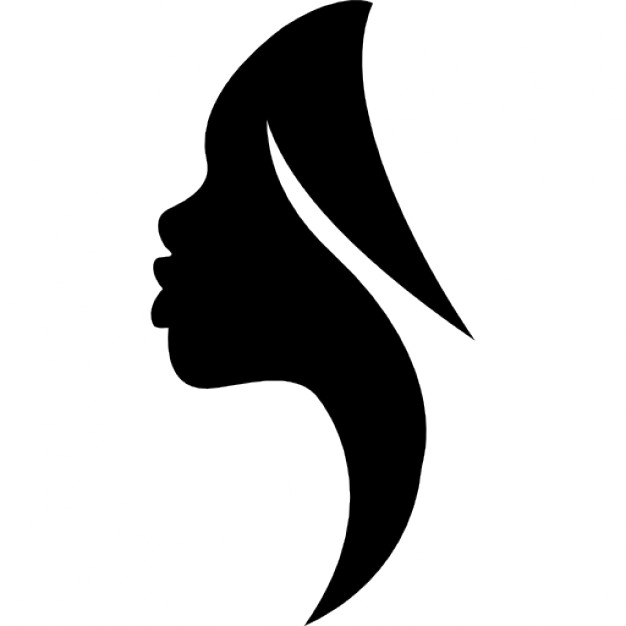 black woman silhouette png
