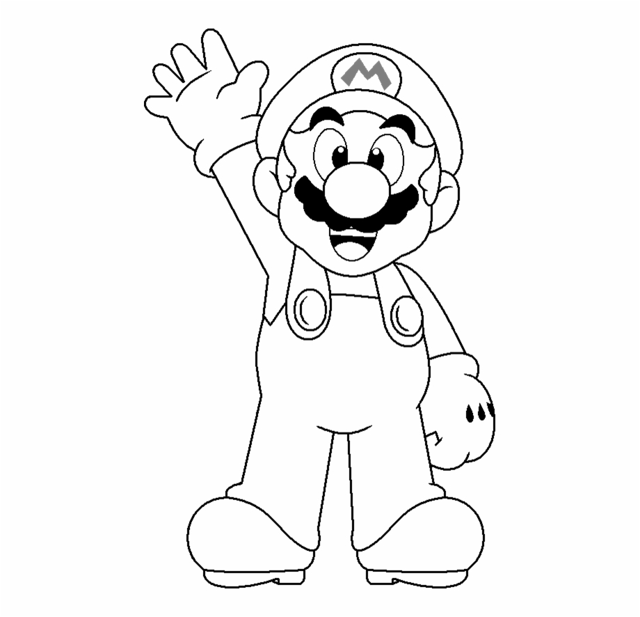 Drawing Dory Mario Mario Bros Para Colorear - Clip Art Library