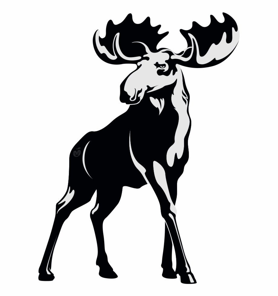 Be The Bold One Be Moose Moose Black - Clip Art Library