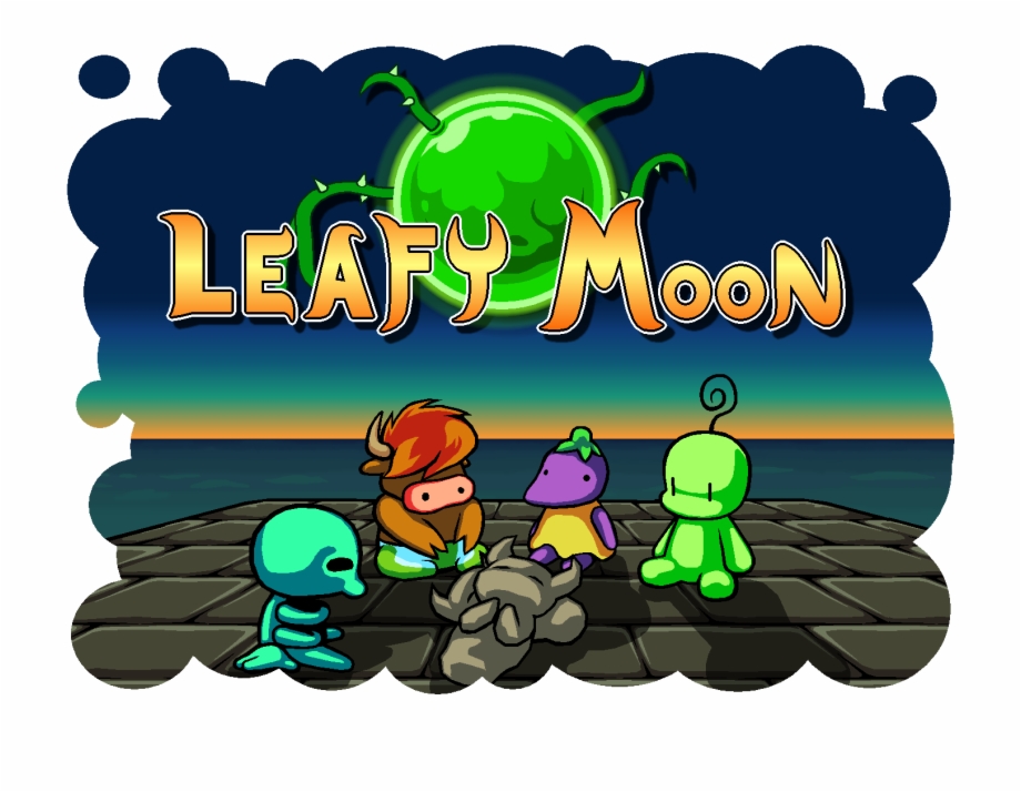 Leafy Moon Cartoon