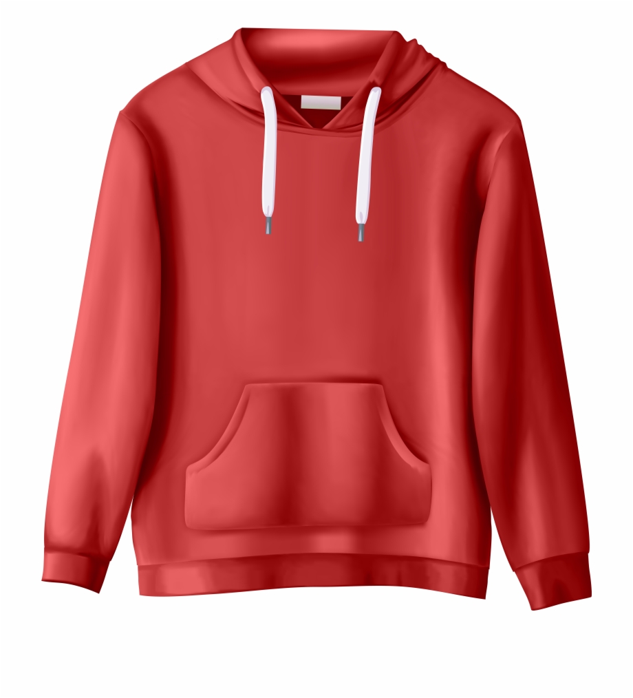 Red Sweatshirt Png Clip Art Transparent Background Clothes