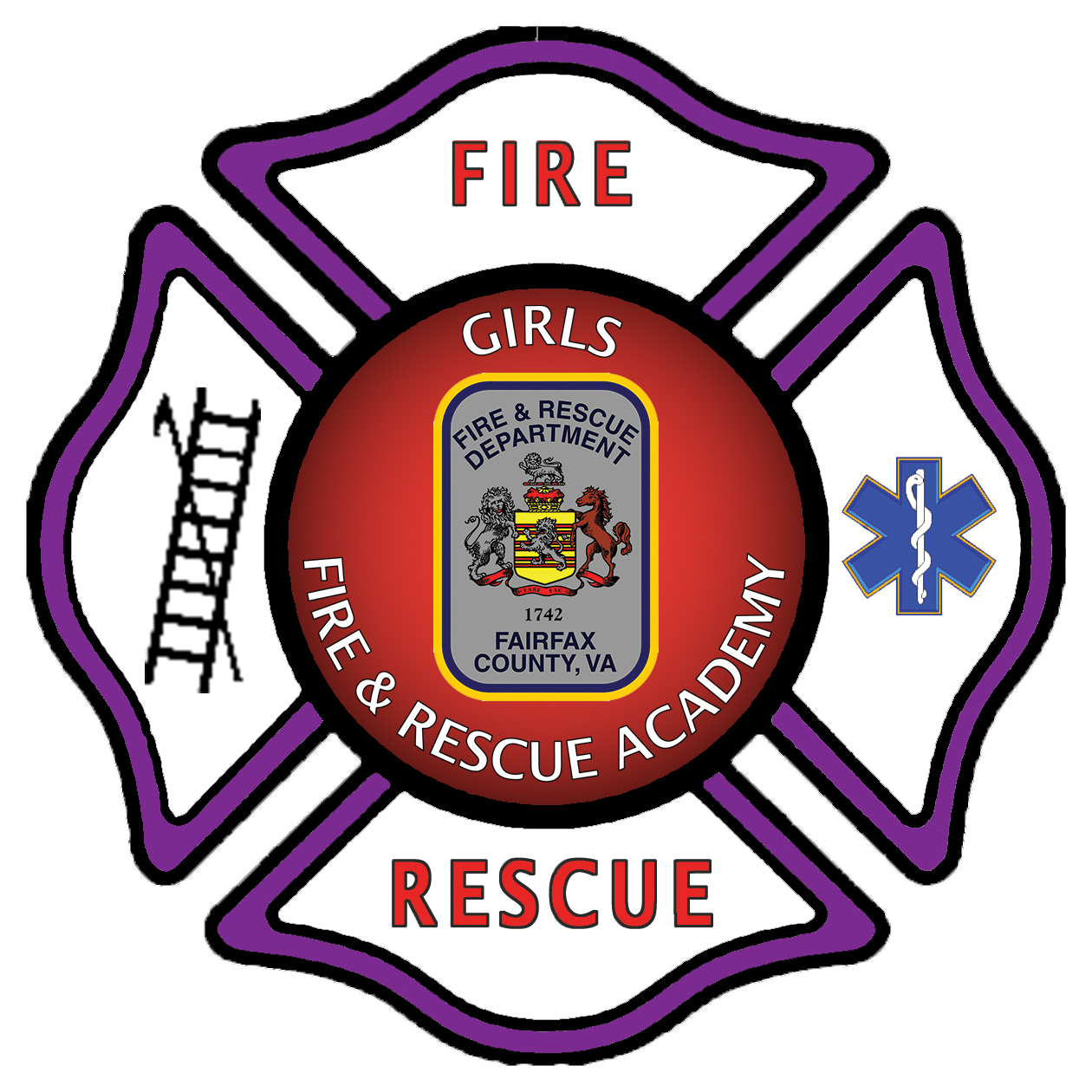 Girls Fire And Rescue Academy Maltese Cross