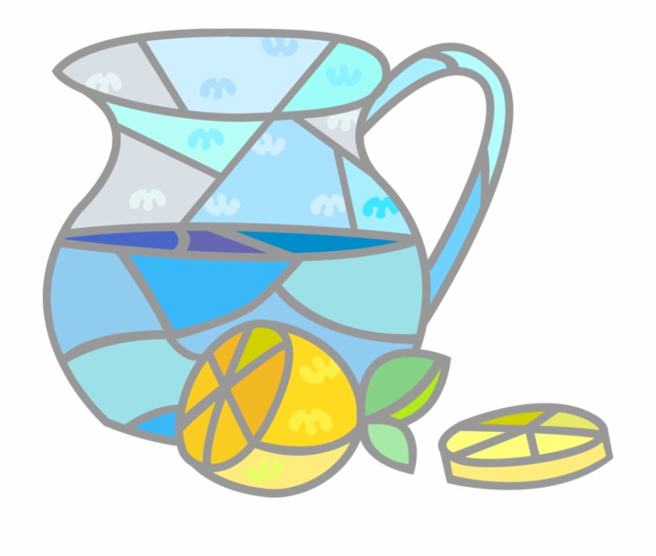 Vector Illustration Of Kitchen Pitcher Jug Of Lemonade