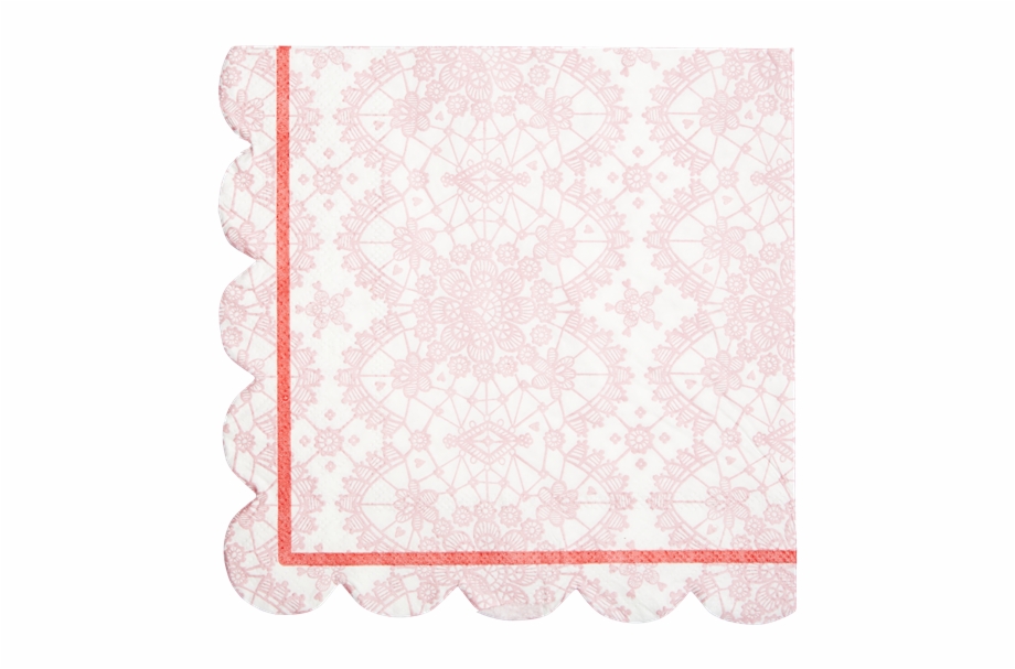 Pink Lace Napkins Pattern