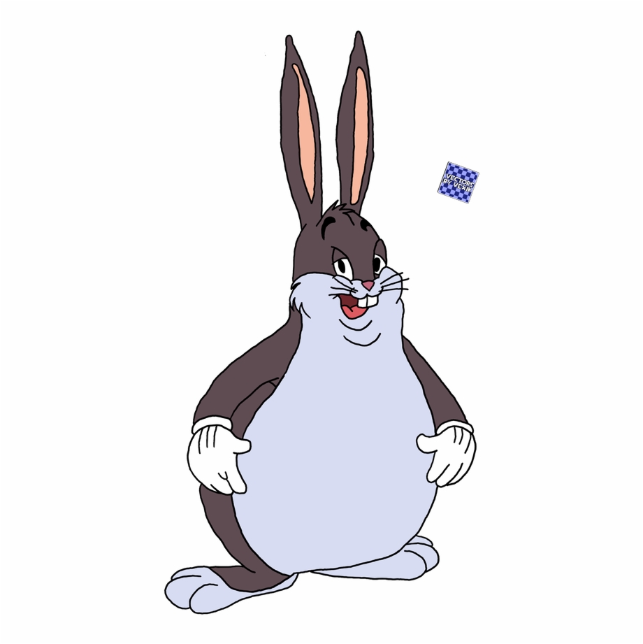 Big Chungus Fat Bugs Bunny Vector By Vexikkk