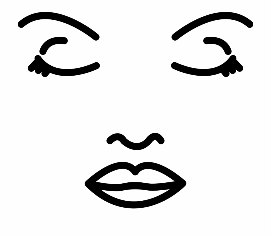 Face Outline Png Face Icon Woman