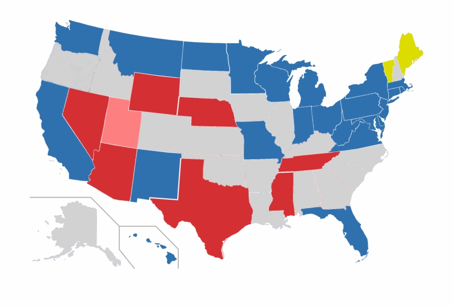 United States Map Transparent 2018 Senate Elections Map