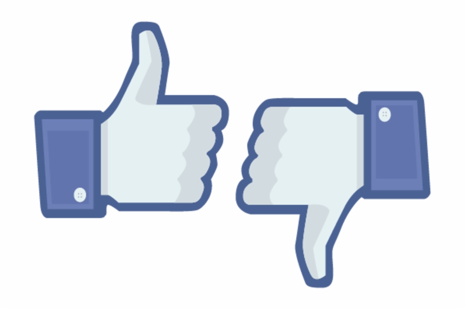 Like Dislike Png Facebook Thumbs Up And Down
