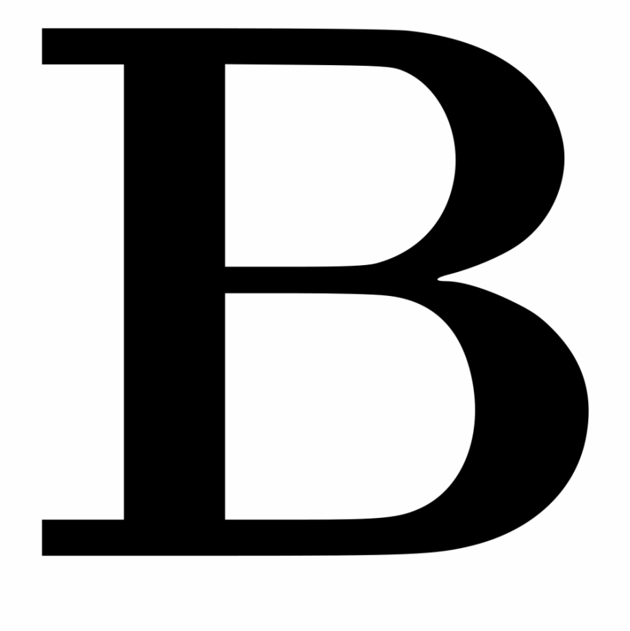 Decorative Letter B Letter B Design Black