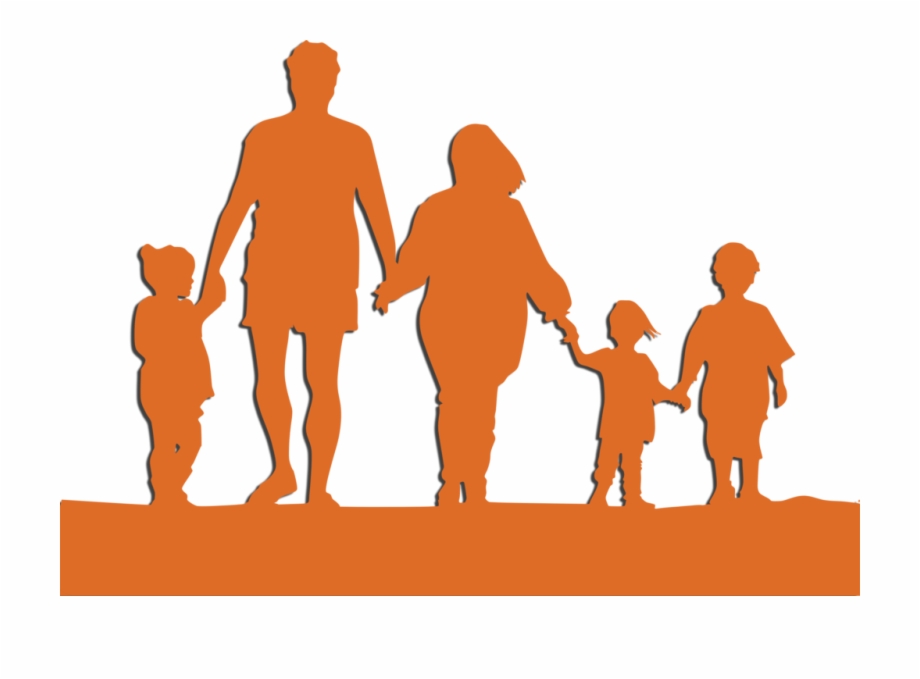 Via Family Holding Hands Clipart