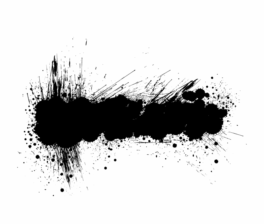Picture Library Banner Grunge Download Black Ink Transprent