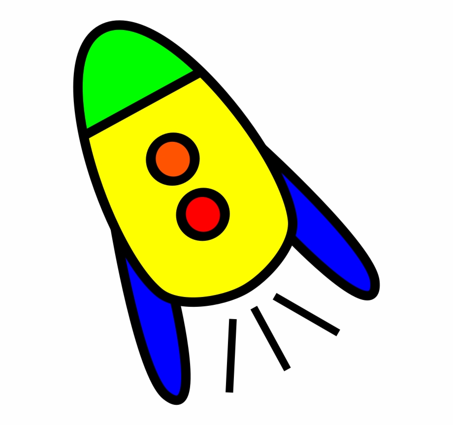 Spaceship Clipart Cartoon Rocket Clip Art