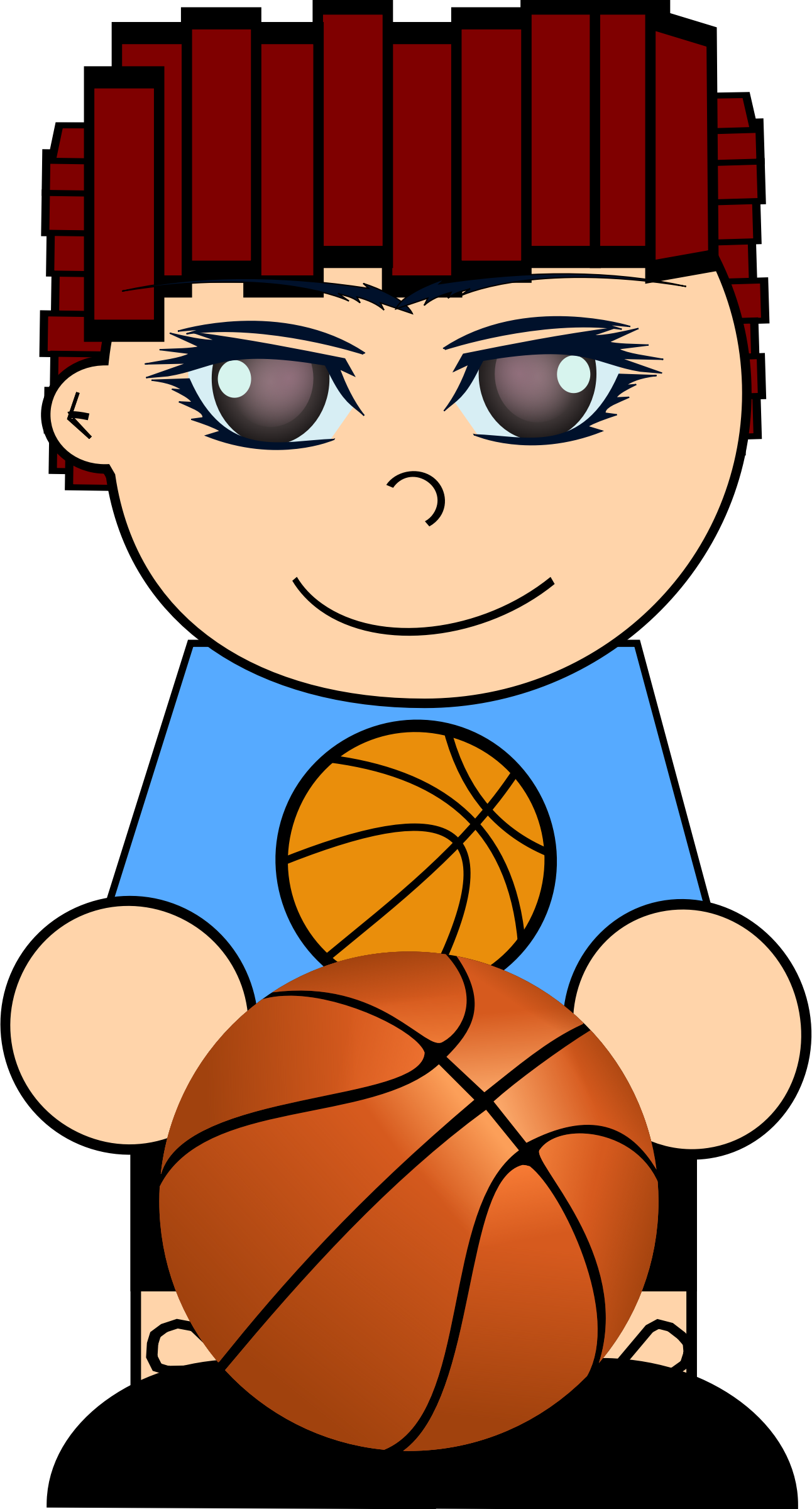 Boy With Basketball Basketball And Soccer