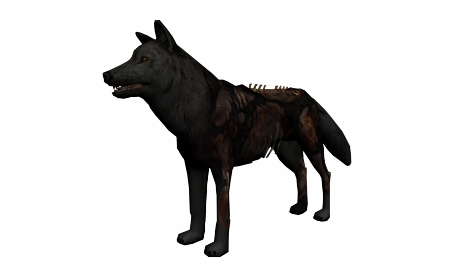 3D Model Of An Undead Wolf Lobo Muerto