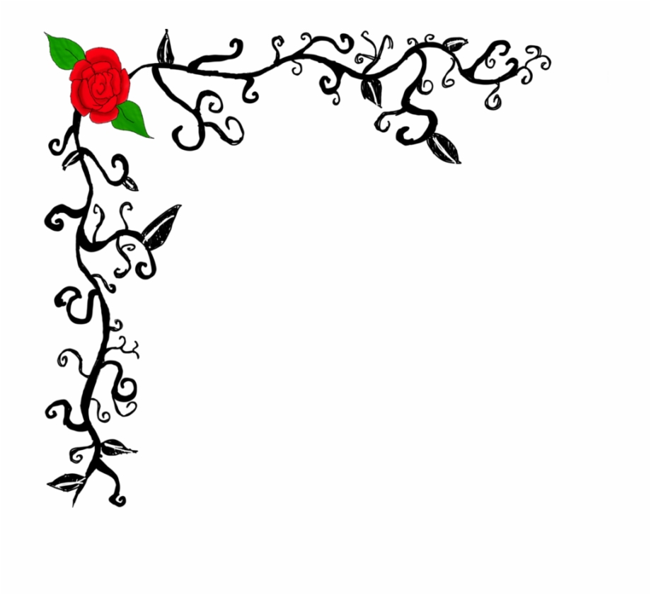Images For Red Rose Page Border Design For