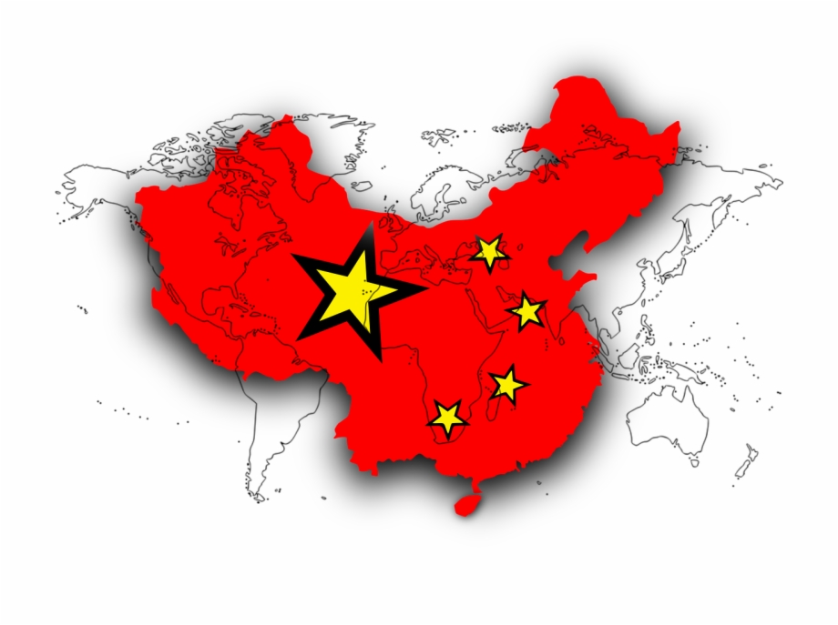 China China Map Map World Map Black And