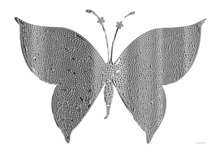 Vector Library Butterfly Clipart Free Black And White