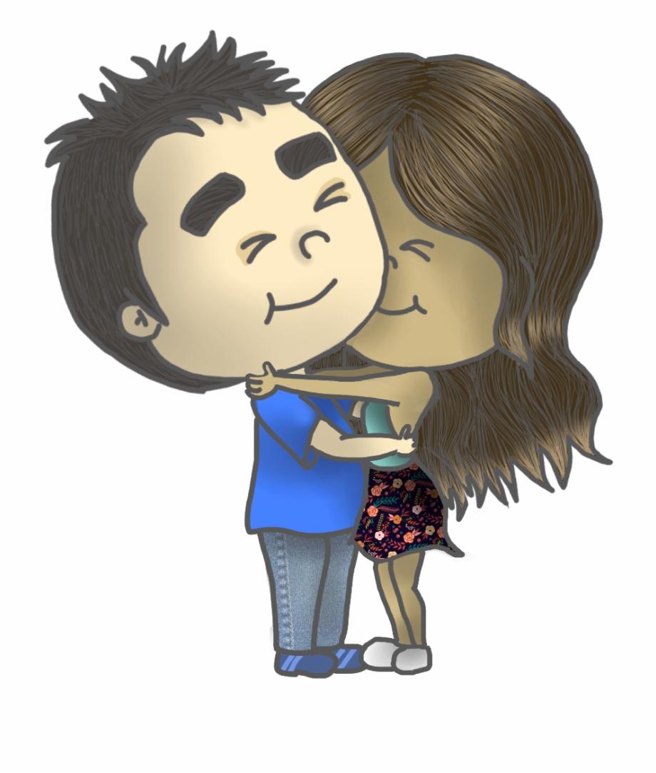 Love Amor Pareja Couple Art Coupleinlove Hug Cartoon