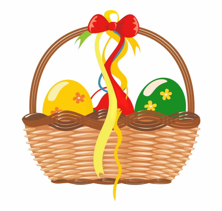 Cartoon Easter Basket Png