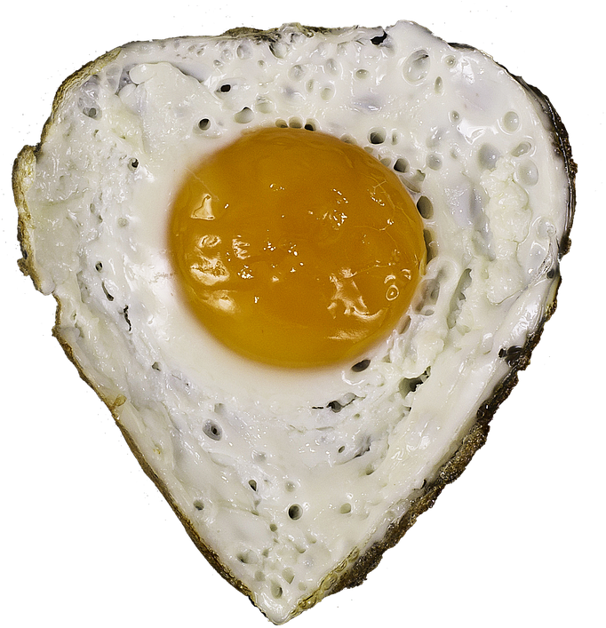 Huevo Frito Png Egg Heart Shape Png