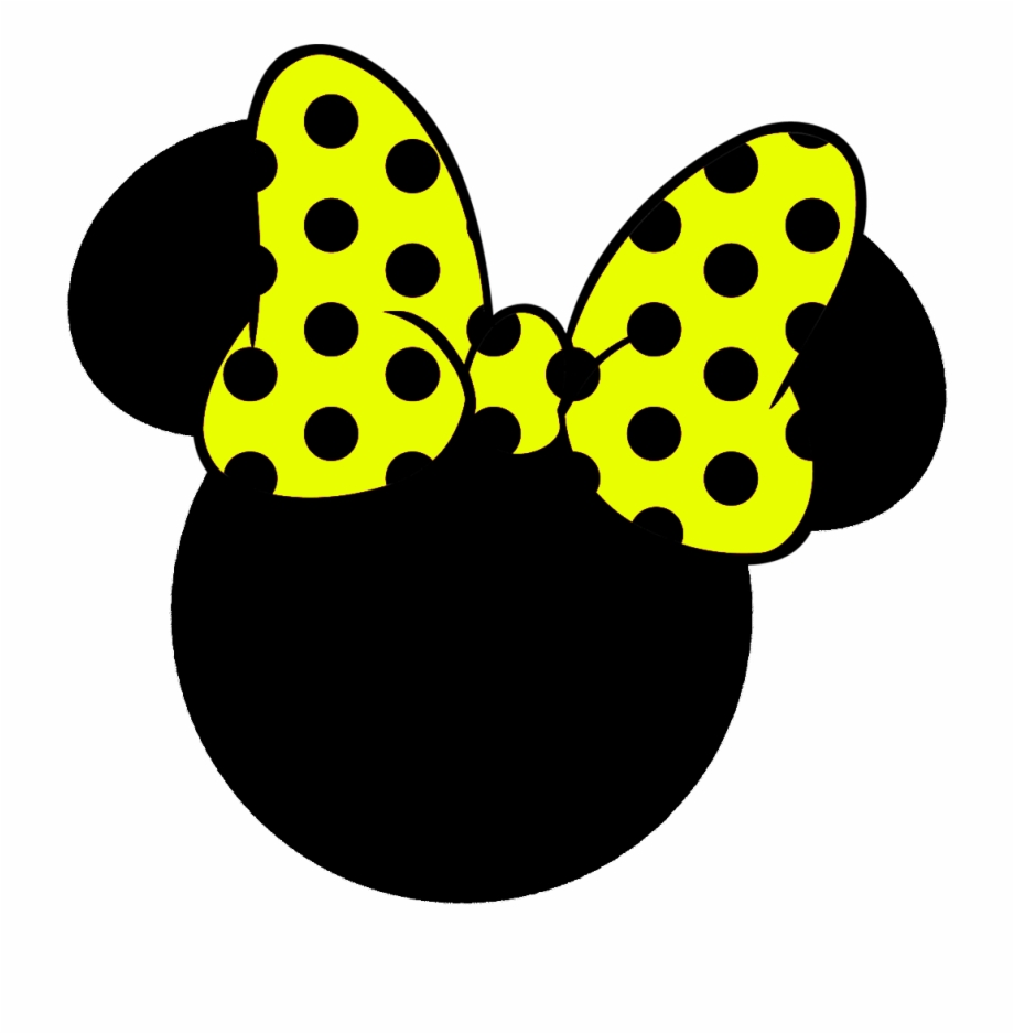 Silhouette Minnie Mouse Head