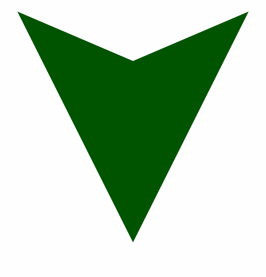 Dark Green Down Arrow Down Arrow Green Icon