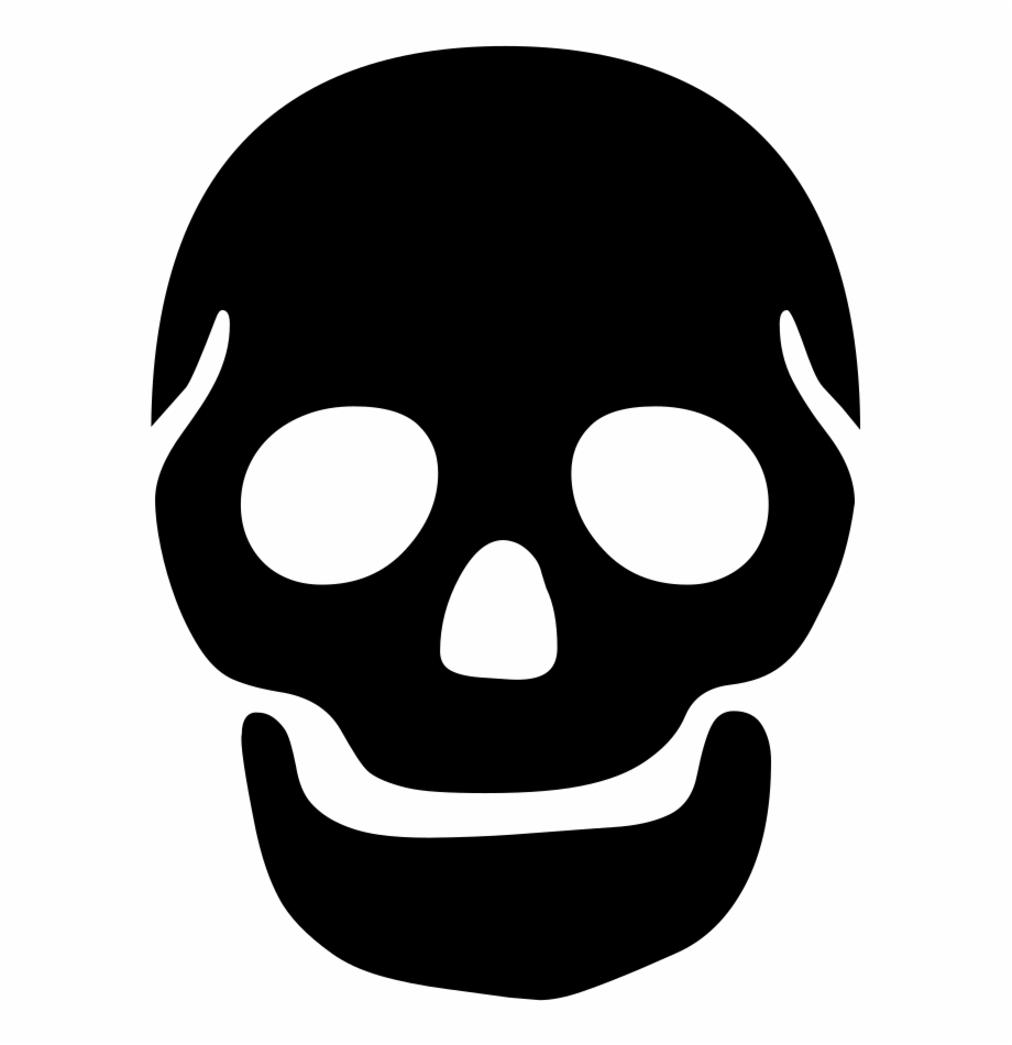 Android Emoji 1F480 Skull Silhouette