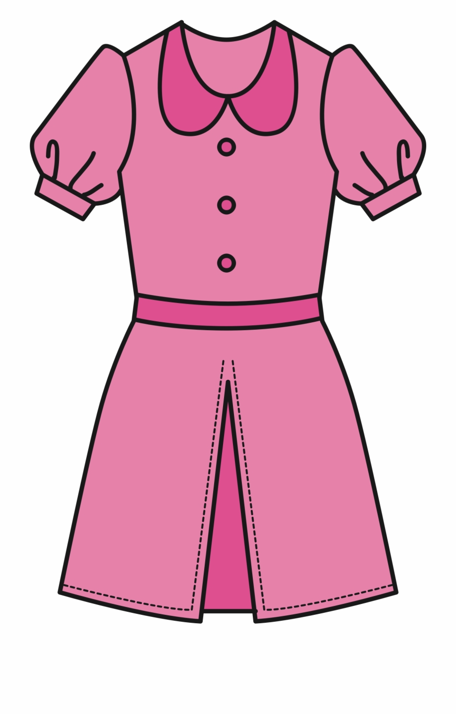 Pink Big Image Png Dress Pictures Clip Art - Clip Art Library